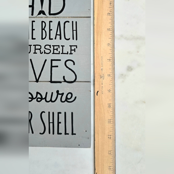 Gray and Black Mermaid Advice Wall Art - Picture 2 of 5